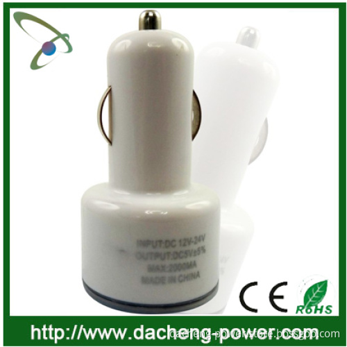 dual usb port car charger usb hub 5V 2.1A
